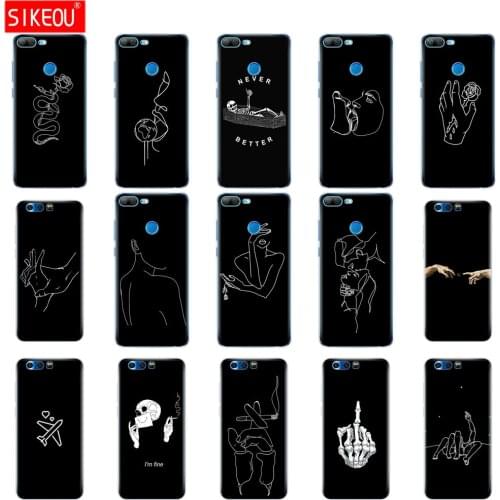 Case for huawei honor 9 lite case soft tpu silicon phone back cover for honor 9 bumper coque full 360 Protective fundas black