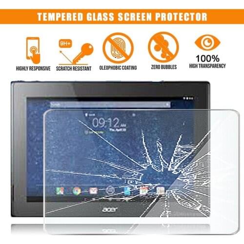 For Acer Iconia Tab 10 A3-A30 10.1" Tablet Tempered Glass Screen Protector 9H Premium Scratch Resistant HD Clear Film Cover