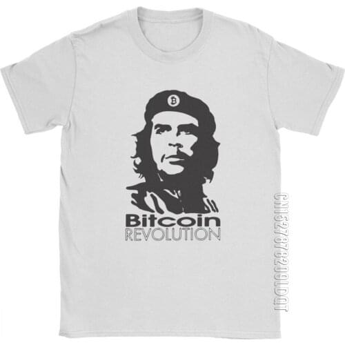 Bitcoin Revolution Ernesto Guevara Che Guevara T-Shirt Man Short Sleeved Fashion Tee Shirt Purified Cotton Clothes New T Shirts