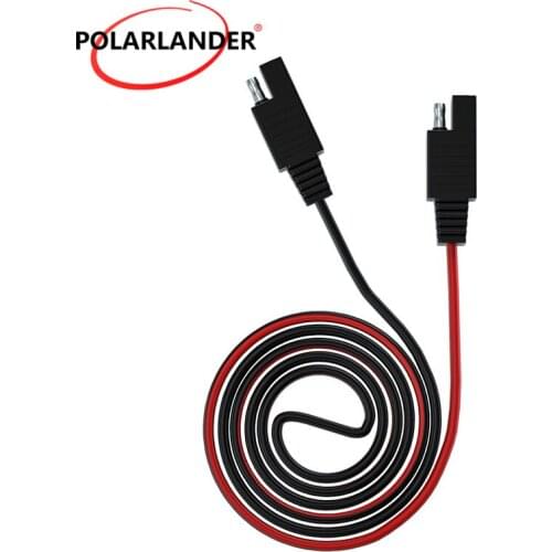 1 Meter Double SAE Socket Cable PVC CS-1423B1 be Installed with DC12V-24V Red And Black be used to Phones, Tablets, IPAD etc