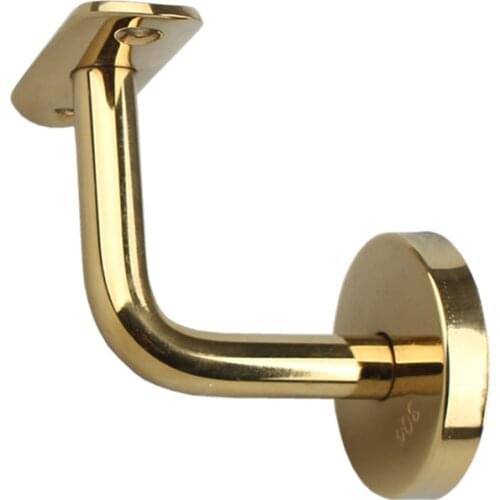 2Pcs/lots Stainless Steel Wall Bracket With Screws, Stair Handrail Brackets Support Fasteners, Bend/Flat Stairs Wall Holders