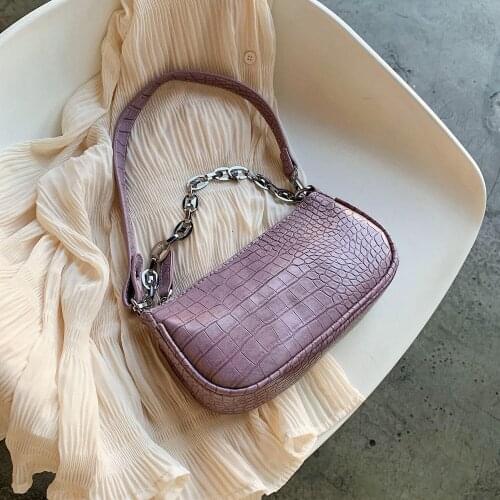 Small PU Leather Shoulder Bags For Women 2020 Elegant Chain Handbags Female Travel Totes Lady Fashion Hand Bag Handbag#25