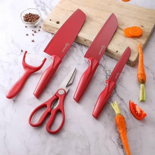 Knife set kitchen stainless steel kitchen knife five-piece set exquisite kitchen knife gift set knife combination