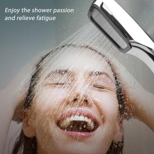 Bathroom Rainfall Shower Head 300 Holes Pressure Shower Head Water Saving Filter Spray Nozzle High Pressure Water Saving