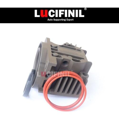 LuCIFINIL Air Suspension Compressor Cylinder Head With Piston Ring Repair Kit For VW Touareg Cayenne 7L0698007D 4L069 8007D