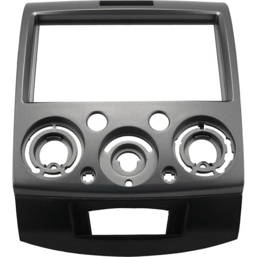Radio Stereo Panel For Ford Everest Ranger Mazda Bt-50 Bt50 Double 2 Din Fascia Dash Installation Trim Kit Face Plate Bezel