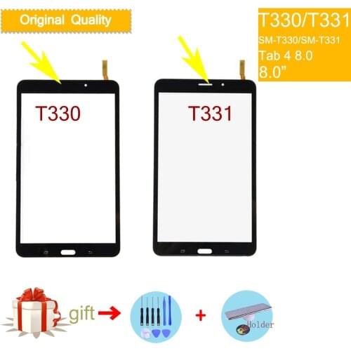 For Samsung Galaxy Tab 4 8.0 SM-T331 T331 LTE T335 Wifi SM-T330 T330 Touch Screen Digitizer Front Glass Panel Sensor Touchscreen