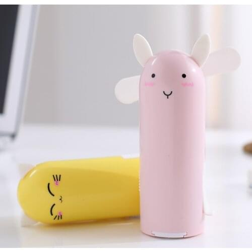 USB Mini Fold Fans Electric Portable Handheld Hold Small Fans Cartoon Desktop Household Electrical Appliances Travel Fan