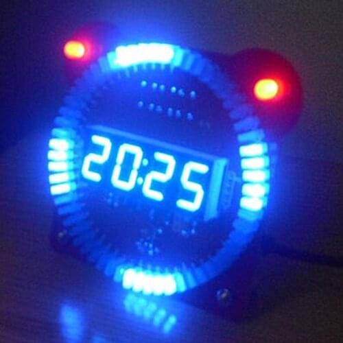 Electronic clock kit Digital tube electronic watch Alarm clock rotating LED ST link v2 downloader STC15F2K08S2-28I Ds1302 clock