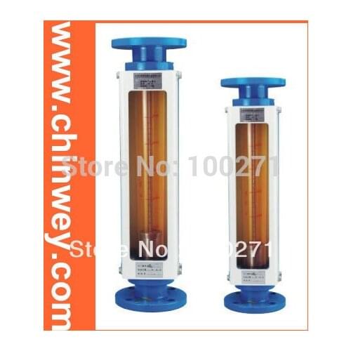 LZB -15 glass rotameter flow meter for liquid and gas ,flange connection