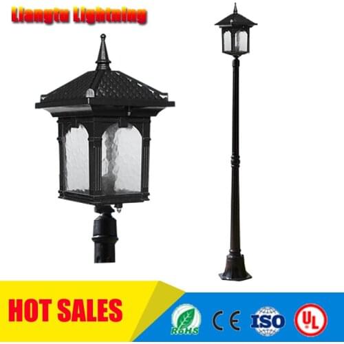 Street light Garden pole lamp led road lighting villa courtyard aluminum light fitting waterproof 220v/110v