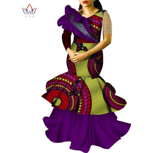 Plus Size African Dresses For Women African Clothes Africa Dress Print dashiki african dresses for women Ankara Dress WY7937