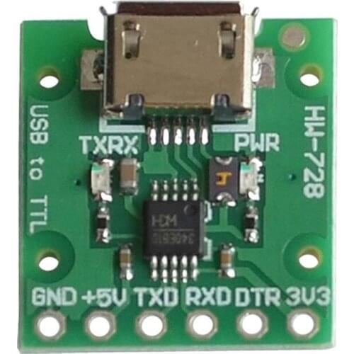 10PCS/LOT CH340E USB to TTL Serial Converter, 5V/3.3V Alternative CH340G Module for Pro Mini