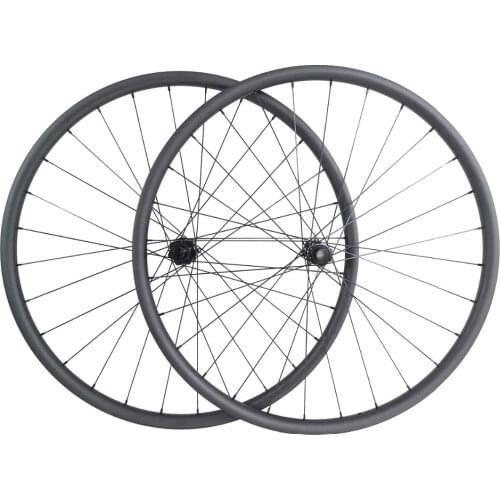 1110g SUPER LIGHT 29er MTB XC tubeless carbon wheelset 28mm hookless straight pull wheels UD 3K 12K 3K twill matte glossy 24H