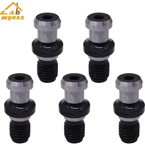 5Pcs CAT40 75° 0.747" Pull Stud Coolant Thru Retention Knob For DMG Mori Doosan