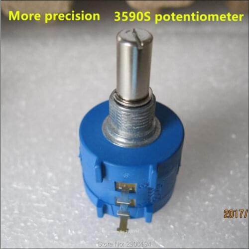5pc 3590S-2-201L 3590s 200 ohm potentiometer switch 10 ring precision adjustable resistor multi turn potentiometer 3590s-2-201l