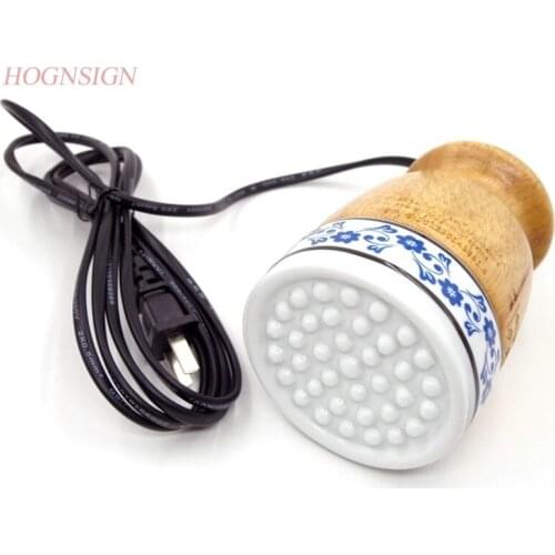 Authentic Meridian Energy Meter Fushu Slow Yang Moxibustion Body Moxa Cans Blue And White Porcelain Scraping Enamel Care Tool