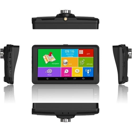 7" Android Car Navigation Portable GPS Navigator 8GB with Rear view camera dvrs Vehicle gps Quad-core Bluetooth AVIN sat nav