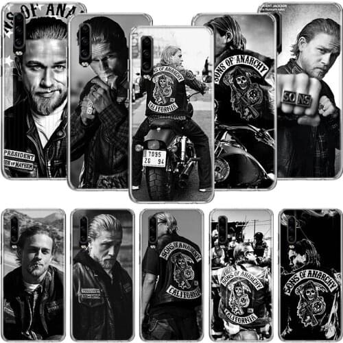 Sons Of Anarchy Black Phone Case For Huawei P30 P40 P20 P10 Mate 20 10 30 Lite Pro P Smart Z Plus Printing Cover Coque Shell