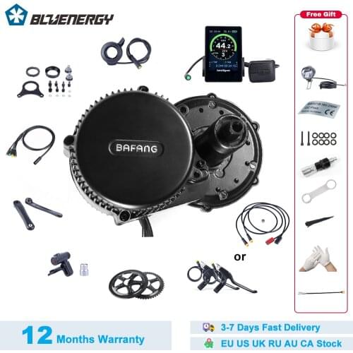 Bafang BBS01B 36V 250W Mid Drive Motor Electric Bicycle Conversion Kit C965 68-73mm E-bike 8FUN G340.250 Engine 44T 46T 48T 52T