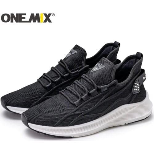 ONEMIX New Running Shoes Man Walking Mesh Light Breathable Sneakers Women Casual Outdoor Unisex Non-slip Training Sport Shoes