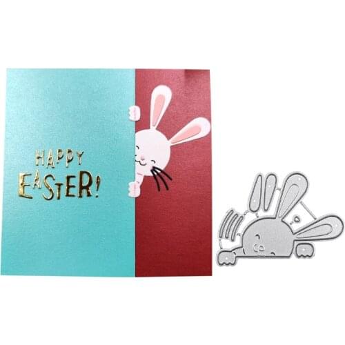 Lovely Easter Bunny Metal Cutting Dies Stencil Scrapbooking DIY Album Stamp Card