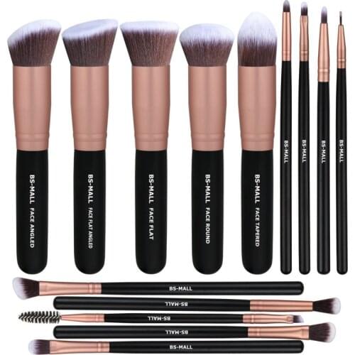 14 Pcs Makeup Brushes Set Makeup Brush Nose Shadow Brush Contour Brush Loose Powder Brush Make up Blending Tools