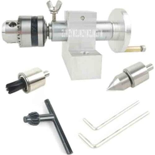 New DIY Miniature Woodworking Lathe Tailstock FYY058 Mini-lathe Retractable Tailstock, Lathe Thimbles For DIY Mini-lathe 0.6-6mm