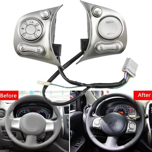 Original for NISSAN Sunny k13 March 2010-2015 Audio Button Cruise Speed Control Switch Steering Wheel Buttons