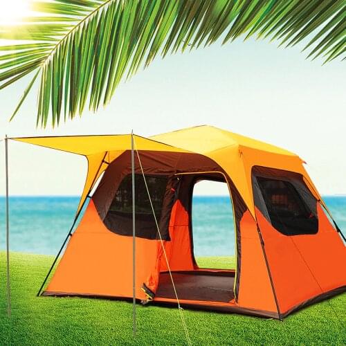 New outdoor 3-4-6 multi-family camping tents fast sun protection sunshine sunshelter automatic tent