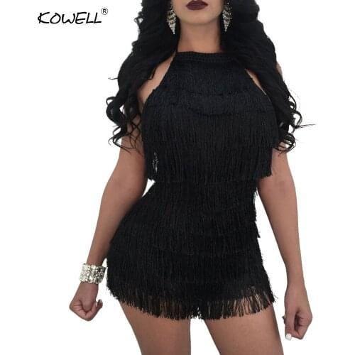 Tassel Halter Backless Sexy Dress Women Sleeveless Drawstring Mini Summer Women Dress Black Club Party Dress Woman 2018