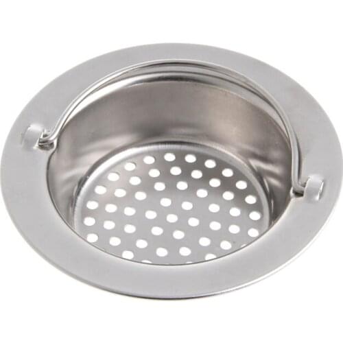 Kitchen Sink Strainer Waste Plug Drain Stopper Filter Basket Stainless Steel T84F