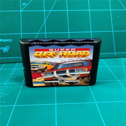 Super Off Road - 16 bit MD Games Cartridge For MegaDrive Genesis console