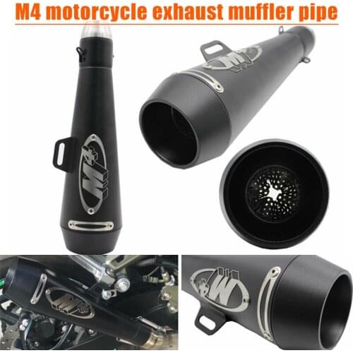 2019 Motorcycle Exhaust Muffler Pipe with DB Killer Slip On Exhaust 51mm Black FA CSL88