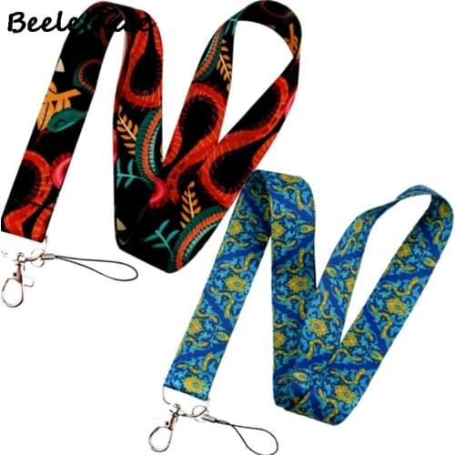 Snake Neck Strap Lanyard keychain Mobile Phone Strap ID Badge Holder Rope Key Chain Keyrings Accessories Gift Webbings Ribbons