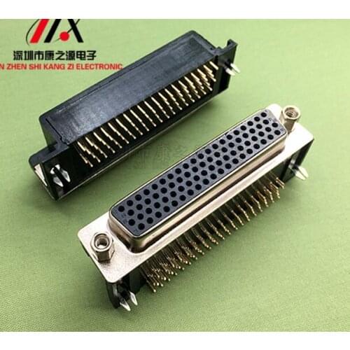 1pairs D-SUB connector gold plated HDR78 male DR78 pin HDB78 female DB78 core plate foot soldered plate