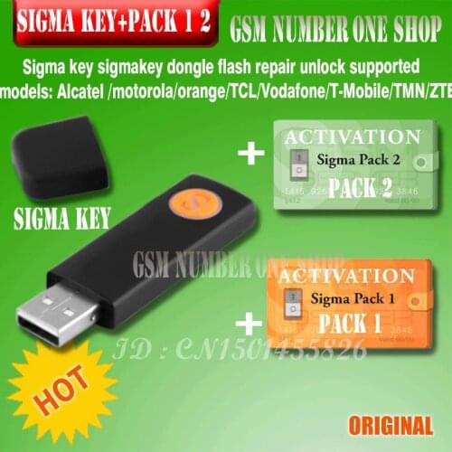 100% original Sigma key with pack1.2 activated full sigmakey dongle for alcatel, MTK, huawei flash repair unlock