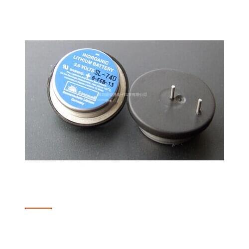 2PCS SL-740 Germany lithium battery 3.6V 370mAh