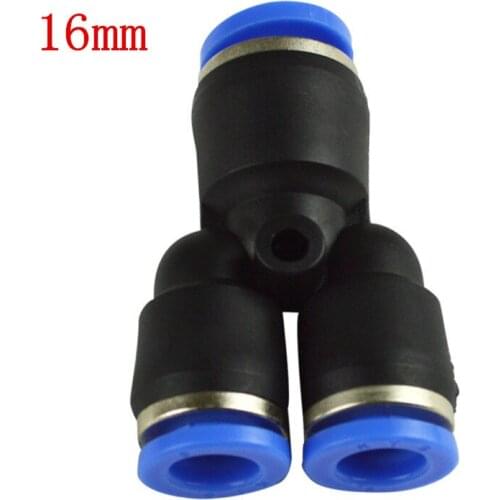 50pcs PY16 16mm Y Union Tube Quick Connecting One Touch Fittings PY-16