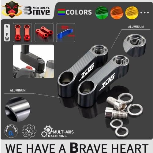 For YAMAHA XJ6 2013-2018 2019 2020 XJ 6 Motorcycle Mirror Riser Extenders Spacers Extension Adapter Adaptor