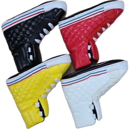 2021 SHOE Style Golf Blade Putter Head Cover PU Golf Club Headcover 4 Colors for Man Women