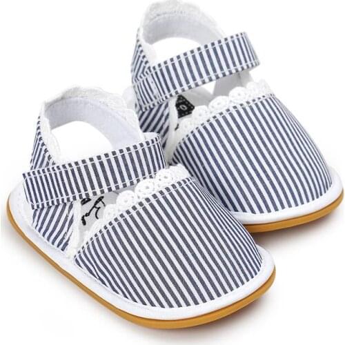 Spring and summer cotton cloth shoes 0-1-2 female baby toddler shoes soft bottom baby shoes princess off anti-slip