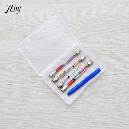 1 Set Metal Embroidery Stitching Punch Needle Handmade Needlepoint Kits For DIY Sewing Tool Set With Tube