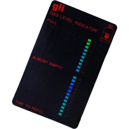 Propane Butane Gas Cylinder Indicator Lpg Fuel Gas Tank Level Magnetic Indicator Gauge Caravan Bottle Temperature Measuring 1pcs