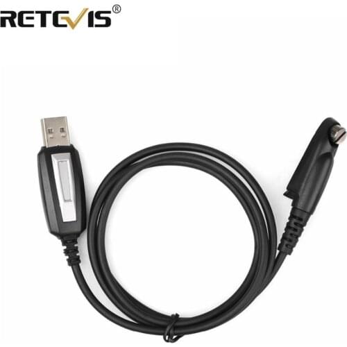 Retevis Walkie Talkie Programming Cable for Retevis RT87 RT83 RT647 RT47 For TYT MD-398 Support Windows XP/7/8/10 system J9137P