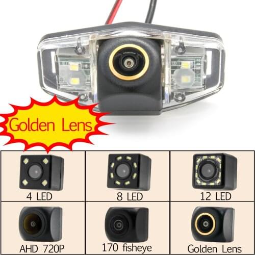 175 Degree Fisheye MCCD 12LED HD Rear View Camera For Honda Accord 2001 2002 2003 2004 2005 2006 2007 2008 2009 2010 Car Monitor