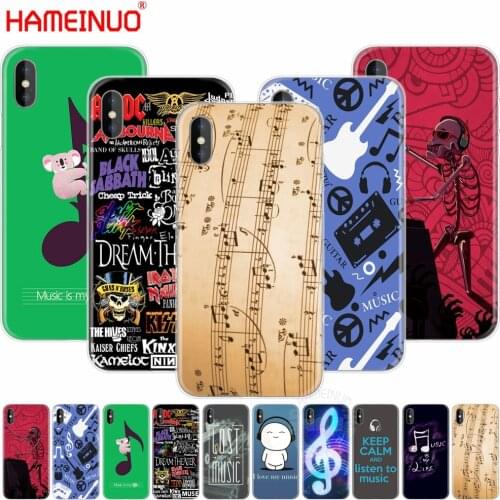 Love notes Music is My Life cell phone Cover case for iphone X 8 7 6 4 4s 5 5s SE 5c 6s plus