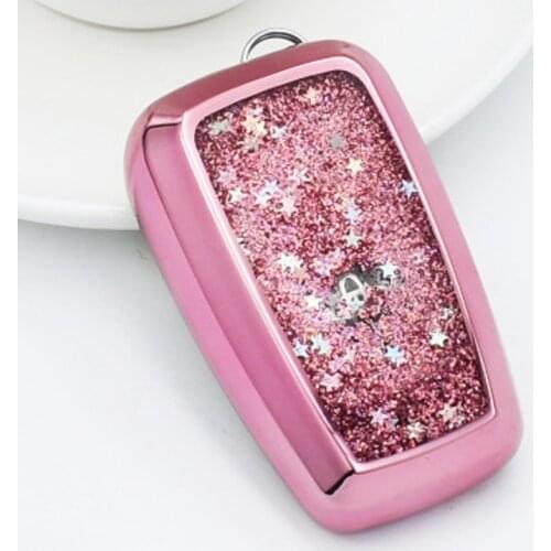 Quicksand Soft TPU Car Key Cover Case Auto key shell For Toyota 2Button Chr C-hr Land Cruiser 200 Avensis Auris Corolla Accessor