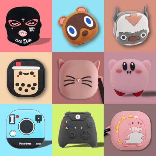 Cartoons 3D Cute Dinosaur Earphone Case for Samsung Galaxy Buds Live Wireless Bluetooth Soft Cover for Buds Pro 2021