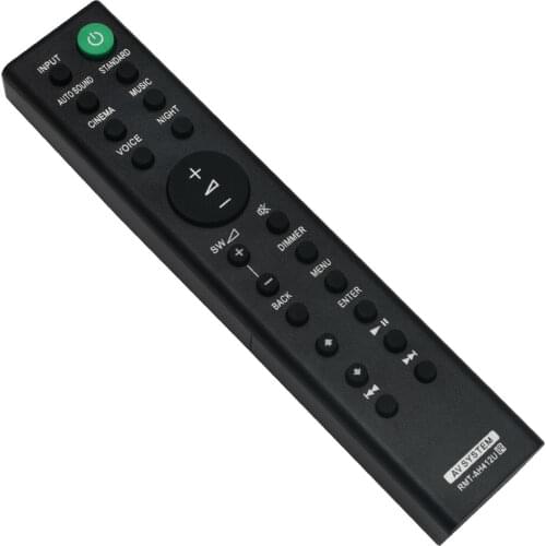 New Remote Control Fit For Sony RMTAH412U RMT-AH412U HT-S20R HT-S500RF HT-S700RF Sound Bar System